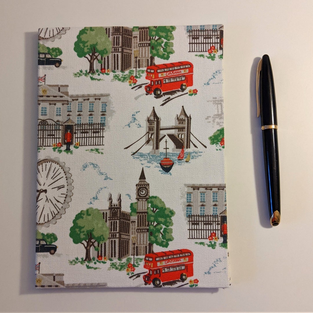 Handmade Notebookhandbound A5cath Kidston London Fabric Etsy