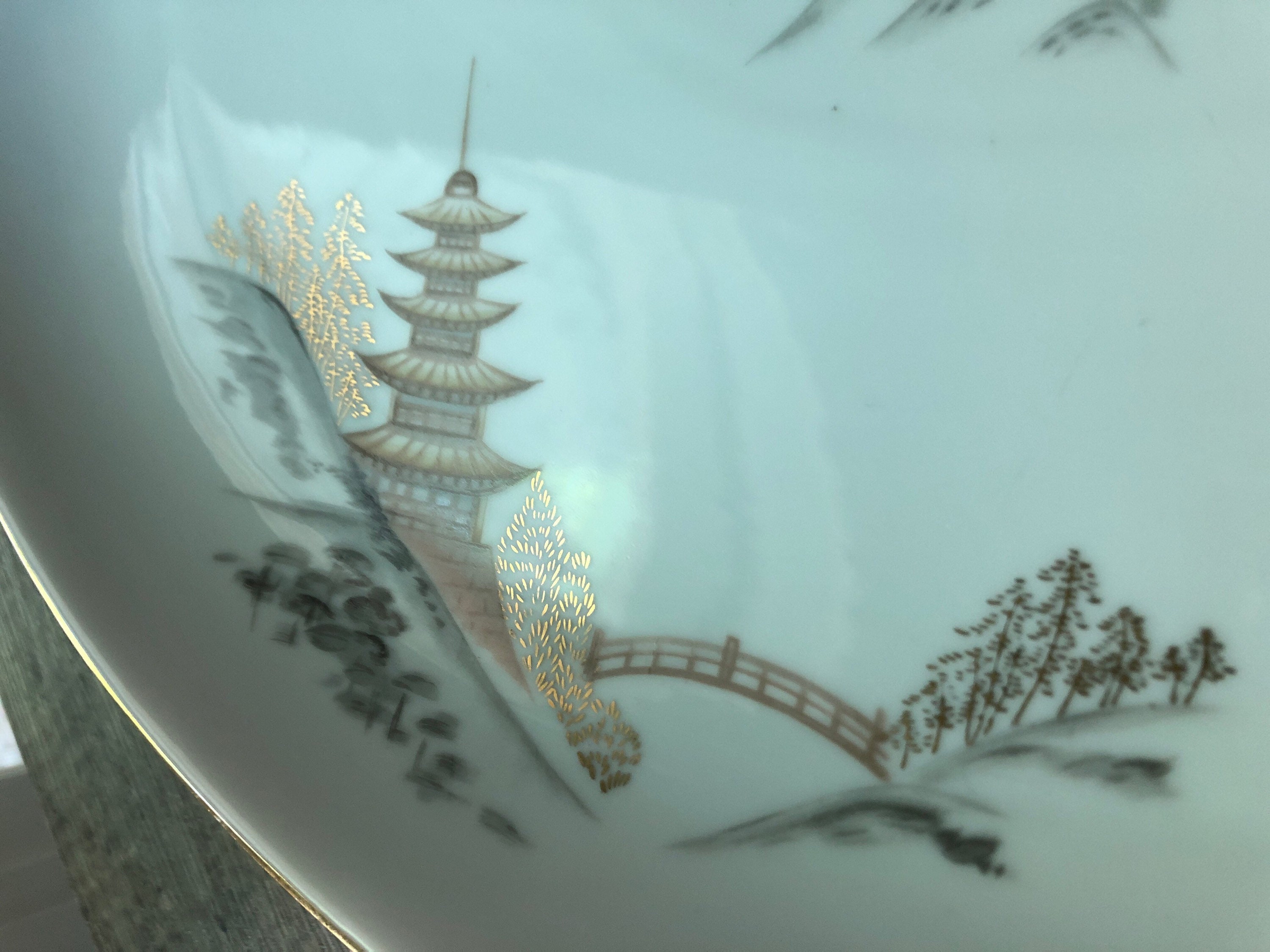 Japan 1963 Sone China KIYOMIZU Large Oval Platter - Etsy Japan 1963 Sone China KIYOMIZU Large Oval Platter - Etsy