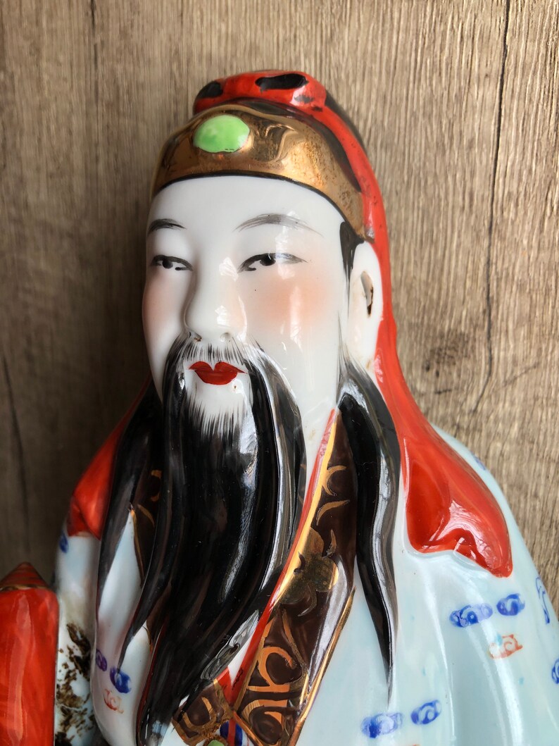 Chinese Deity Statue of Good Fortune Sanxing Fu Xing Immortal Etsy