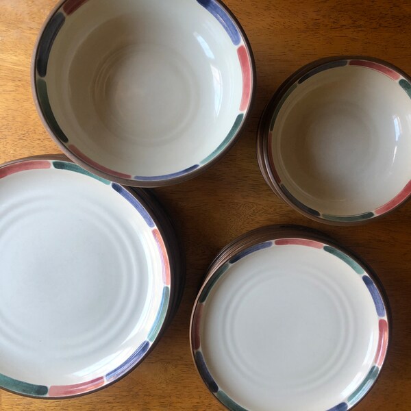 Noritake Warm Sands Stoneware Pattern  #8472 Replacement Dishes, Dinner Plates, Salad Plates, Cereal Bowls, Mugs