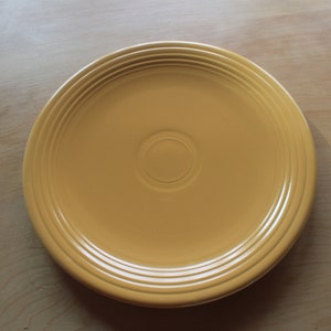 Fiesta ware - Homer Laughlin 13 inch Yellow Chop Plate -Original