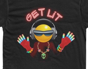 GLover hip hop edc dj raver dance music Men's Cotton Crew Tee