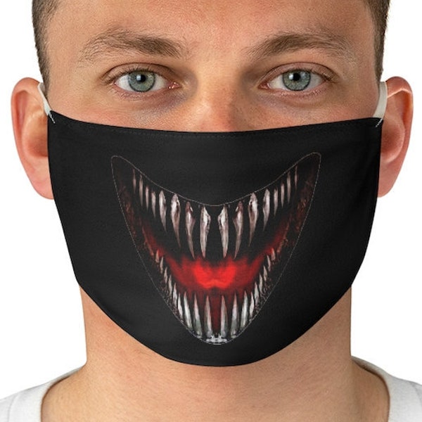 Evil smile Fabric Face Mask