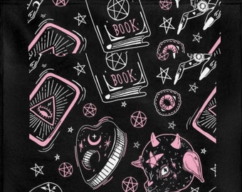 Gothic Spell Book Velveteen Plush Blanket