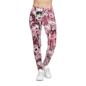 Henti Anime girl edm Gamer cosplay Women's Casual Leggings