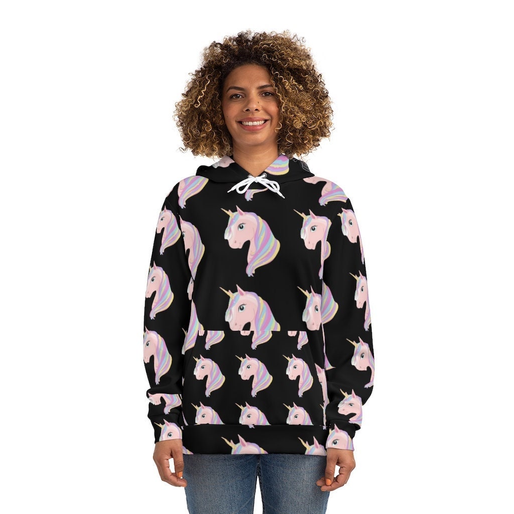 Discover Unicorn cute fun gamer AOP Fashion Hoodie