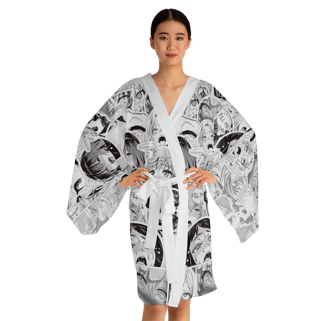 Anime Henti Cartoon Gamer Cosplay Long Sleeve Kimono Robe - Etsy