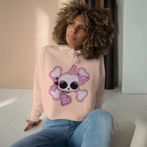 Pink lady Crop Hoodie image 5