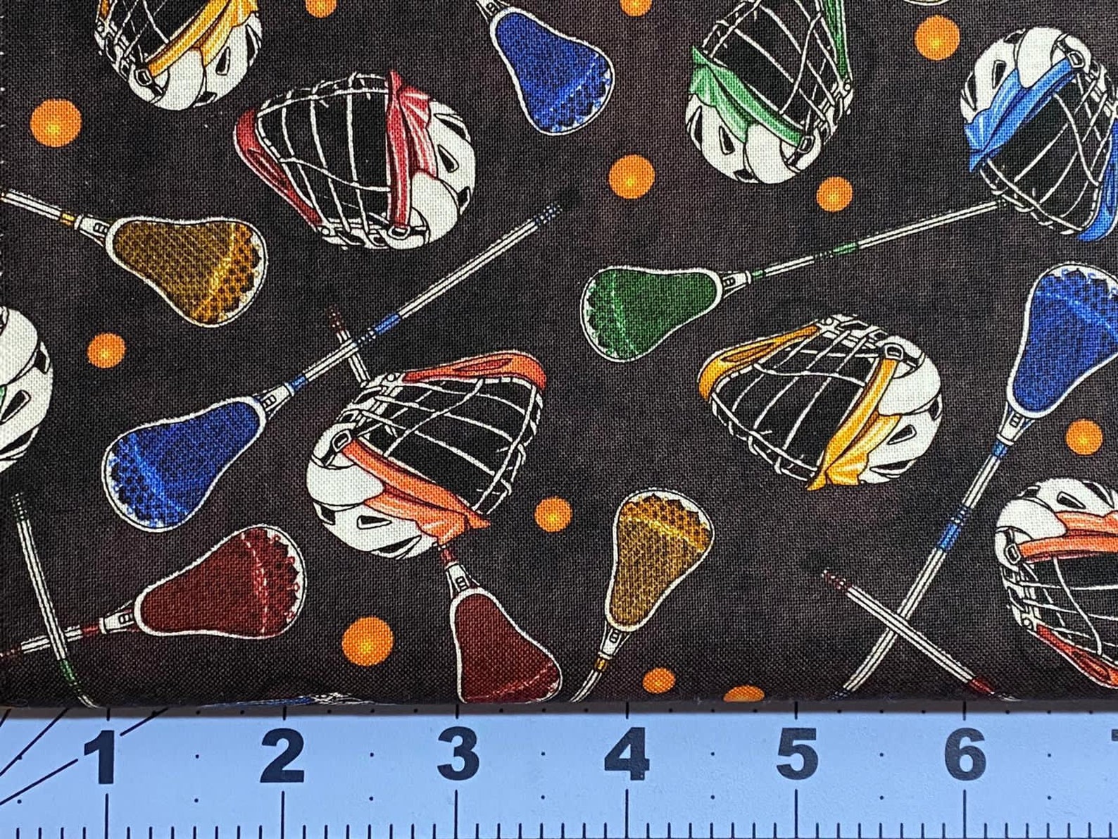 Lacrosse Sports Team Cotton Fabric Cotton Fabric Quilt Cotton Etsy