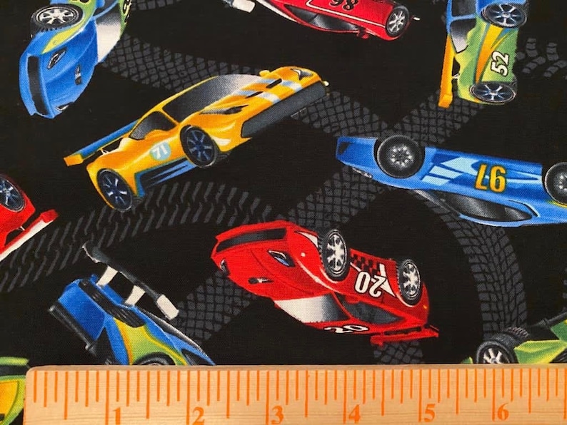 Sports Car Turbo Cars Chevy Audi Jaguar Mustang Corvette Race 100/% Cotton Quilt Craft Face Mask Fabric 18\u201d X 21\u201d FQ New