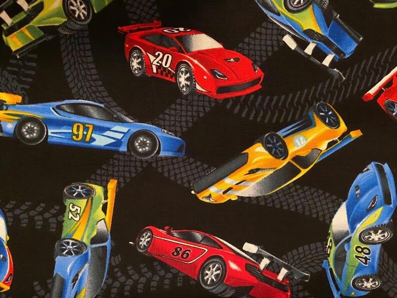 Sports Car Turbo Cars Chevy Audi Jaguar Mustang Corvette Race 100/% Cotton Quilt Craft Face Mask Fabric 18\u201d X 21\u201d FQ New