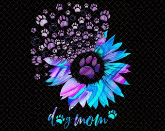 Download Dog Mom Sunflower Etsy