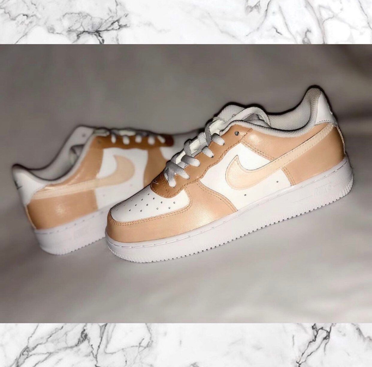 custom air force 1 nude