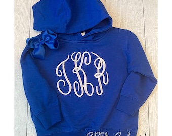 Toddler Monogrammed Hoodie, Monogrammed, Personalized, Pullover Hoodie,Monogram Pullover, Sweatshirt, Personalized Monogram Sweatshirt