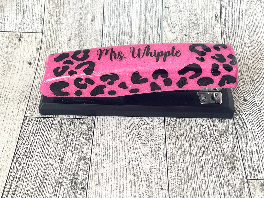 Personalized Glitter Staplercustom Staplersteacher Giftsboss Gifts