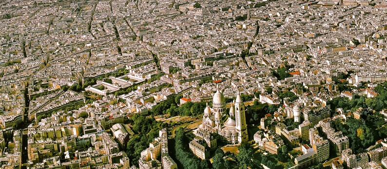 Parijs in Panorama with Sacre Coeur 2016 zdjęcie 4