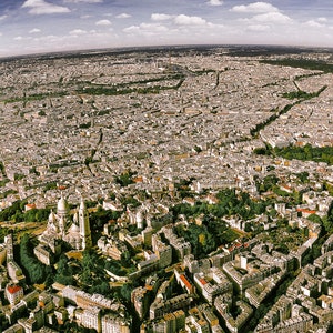 Parijs in Panorama with Sacre Coeur 2016 zdjęcie 2
