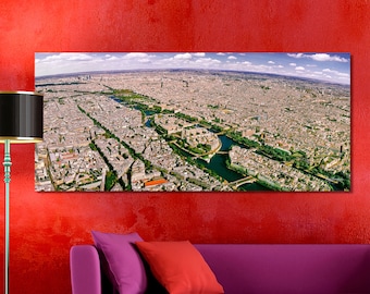 Parijs in Panorama with Nortre-Dame on Île de la Cité | 2016