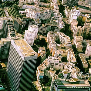 La Défense met de Grande Arche in Panorama Parijs 2016 imagem 4