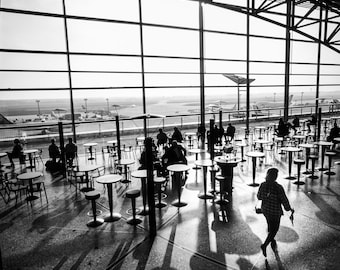 Waiting at Frankfurt Airport | 1999