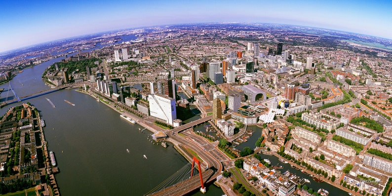 Rotterdam im Panorama Niederlande 2017 Bild 2