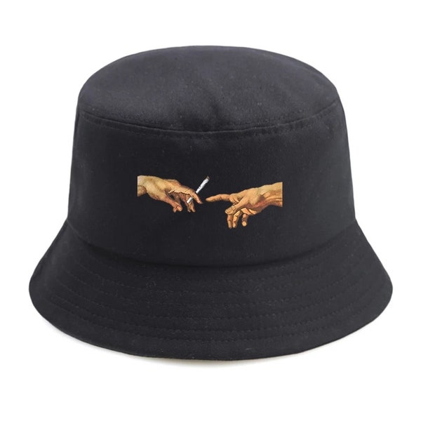 Pass The Joint Black White Bucket Hat