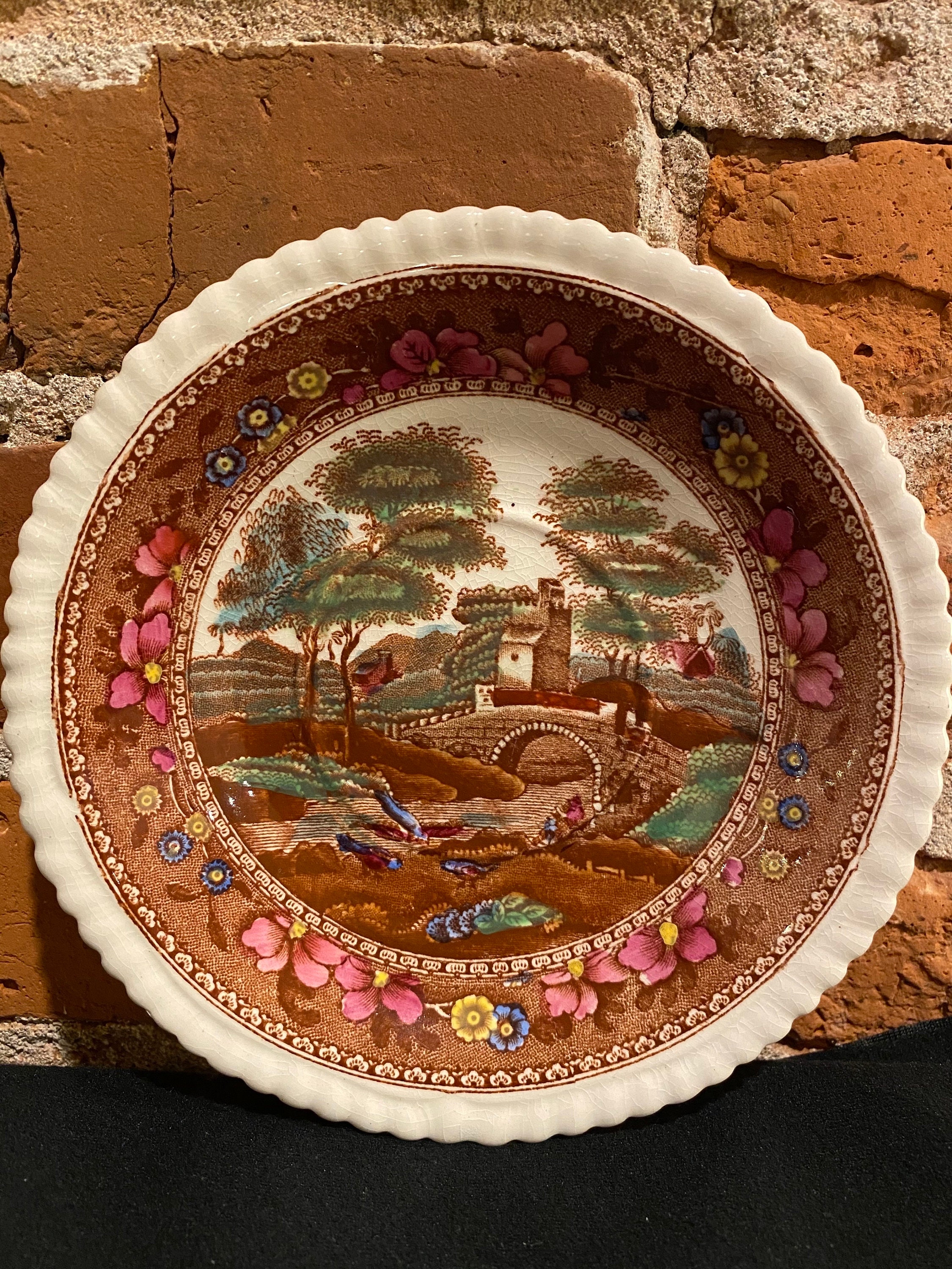 Antique Spode Copeland England 6in saucer dish Etsy