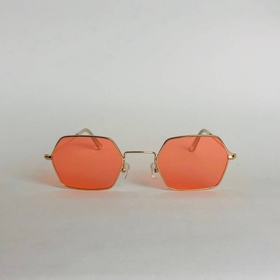 Hexagon shaped sunglasses top