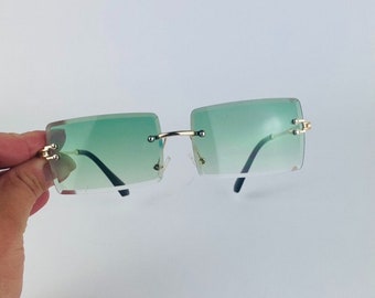 Green Sunglasses - Etsy