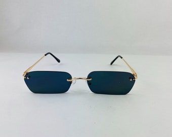 Rimless New 2019 Sunglasses Gold