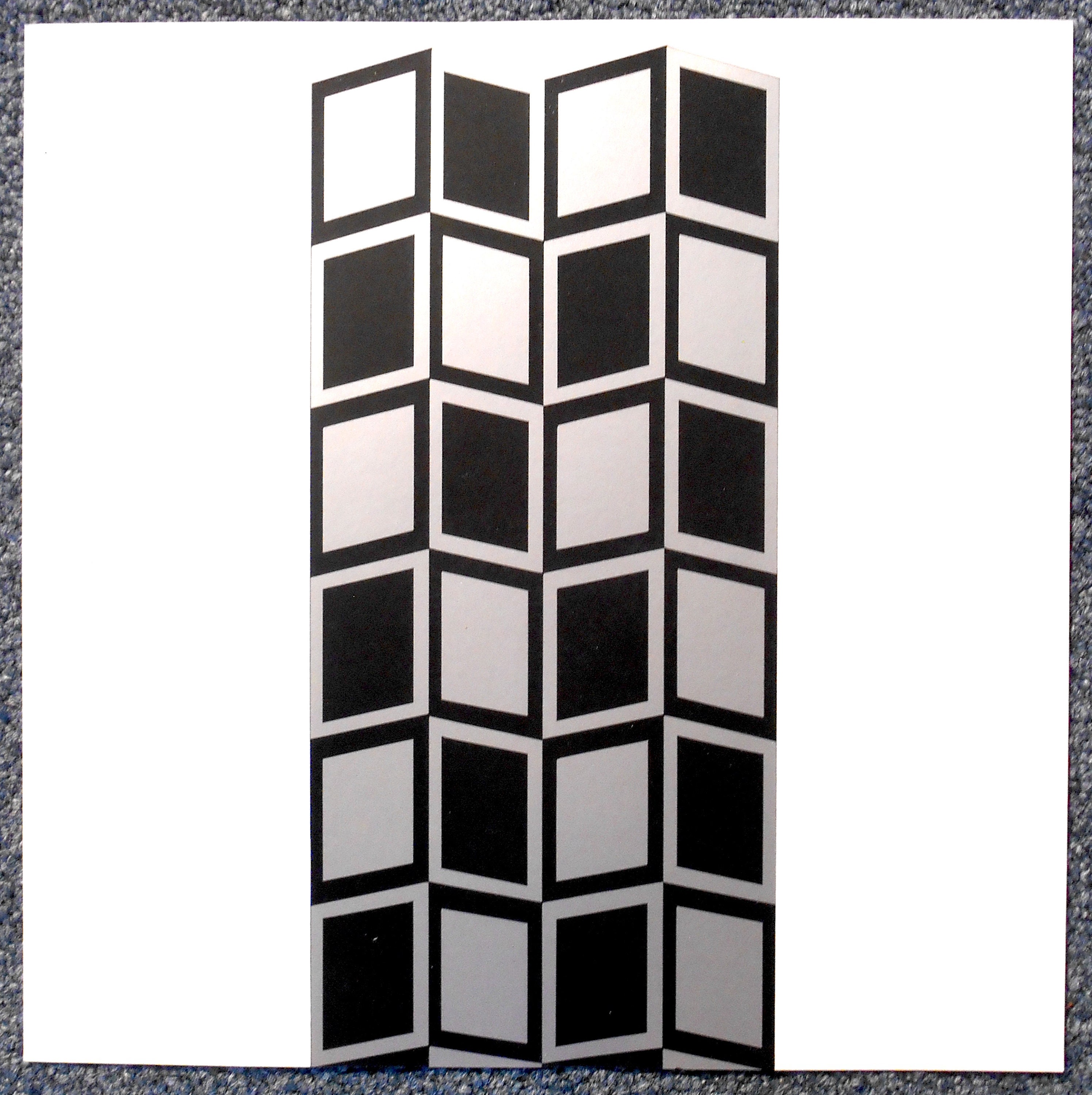 From　Farbe　the　Etsy　Formen　Der　Victor　Silkscreen　Vasarely　1967