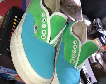 Custom Color Vans - Etsy Custom Color Vans - Etsy