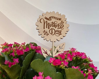 Mother's Day Plant Stake, Mother's Day Flower Stake, Garden Plaque, Mother's Day Gift, Personalized Plant Gift