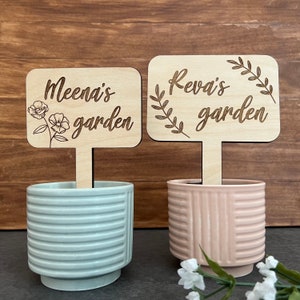 Personalized Garden Marker, Custom Garden Stake, Garden Sign, Garden Plaque, Mother's Day Gift