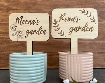 Personalized Garden Marker, Custom Garden Stake, Garden Sign, Garden Plaque, Mother's Day Gift