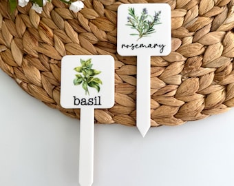 Herb Markers Plant Tags, Plant Stakes, Mother's Day Gift