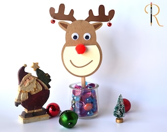 Rudolph The Reindeer DIY Kids Craft Kit, Preschool Craft kit, Christmas Craft Kit & Gifts Made In USA