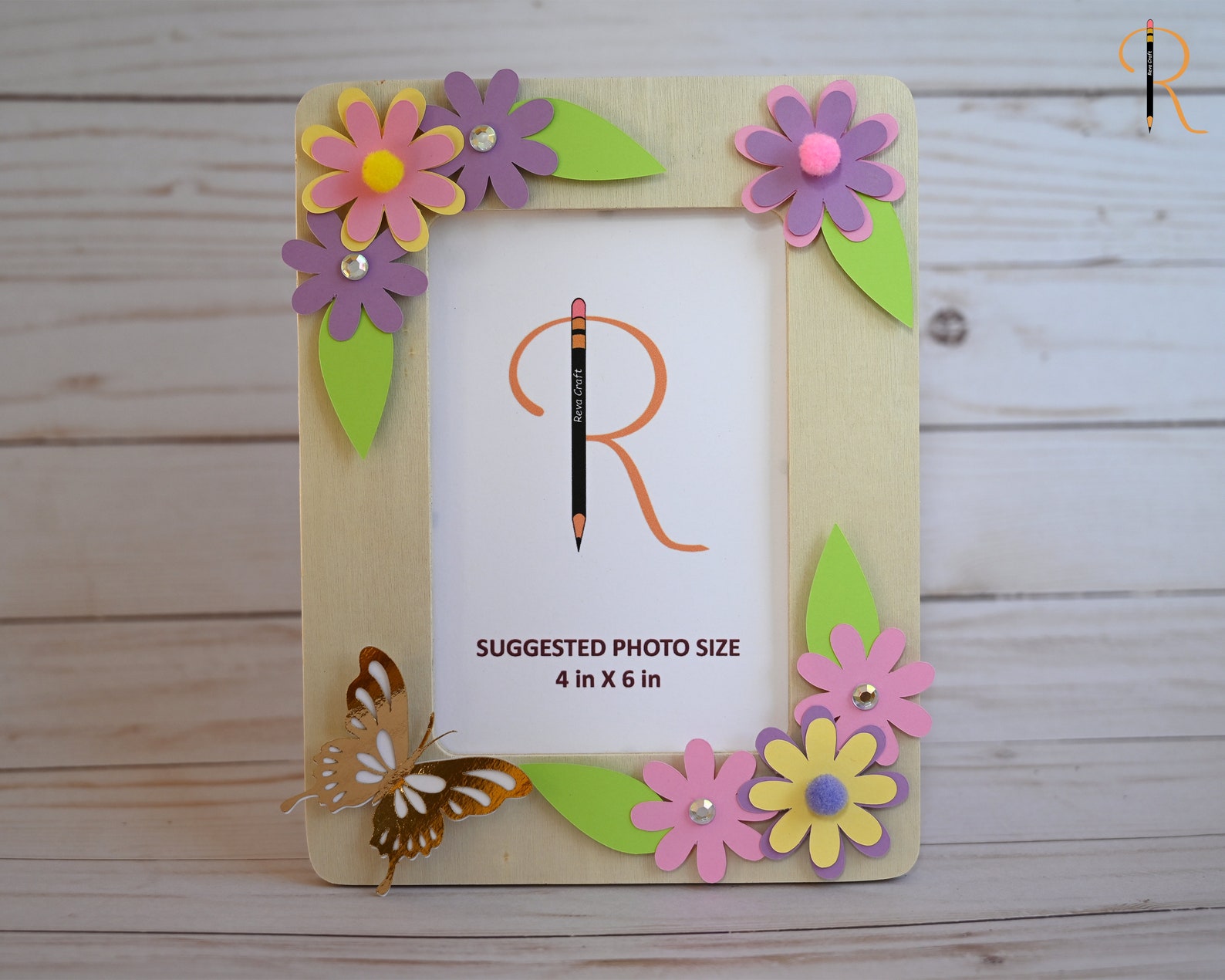 DIY Picture Frame Kit for Kids Gift for Kids Spring Craft Etsy