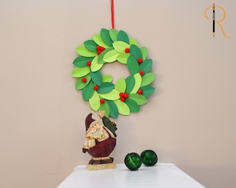 Christmas Wreath DIY Kids Craft Kit, Preschool Craft kit, Christmas Craft Kit & Gifts Made In USA