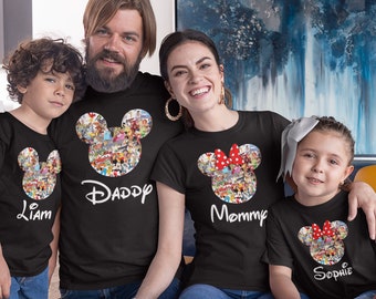 Personalized Disney family shirts Disney world tshirts Custom Disney shirts Mickey ears,Animal Kingdom shirt Mickey Minnie head shirts