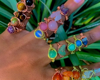 crystal rings for sale
