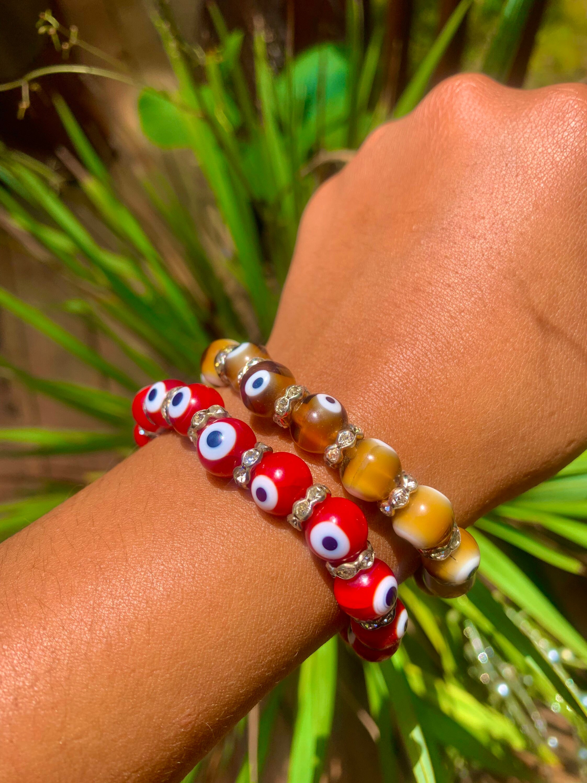 Crystal Bracelets Evil Eye Bracelets Etsy