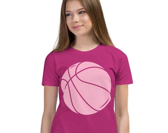 Girls Short Sleeve Basketball T-Shirt