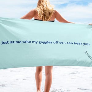 Serviette de nageur - cadeau amusant pour les nageurs de compétition