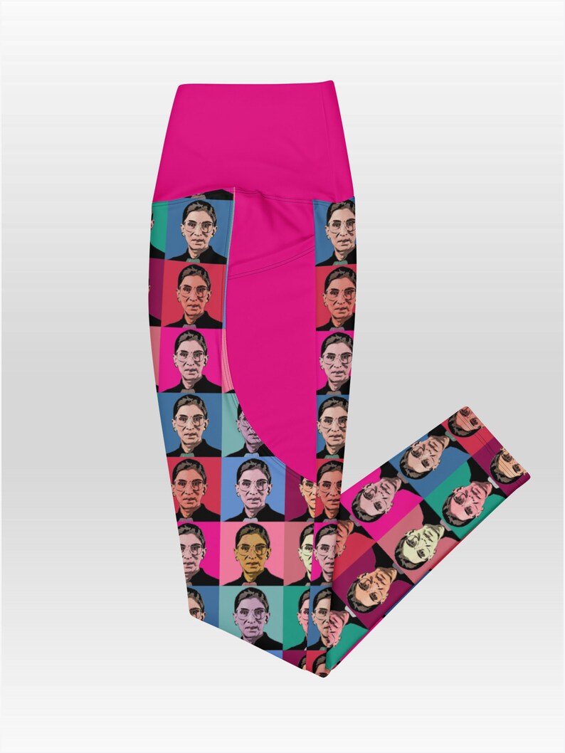 RBG Leggings with Pockets Ruth Bader Ginsburg Dissent Leggings image 1