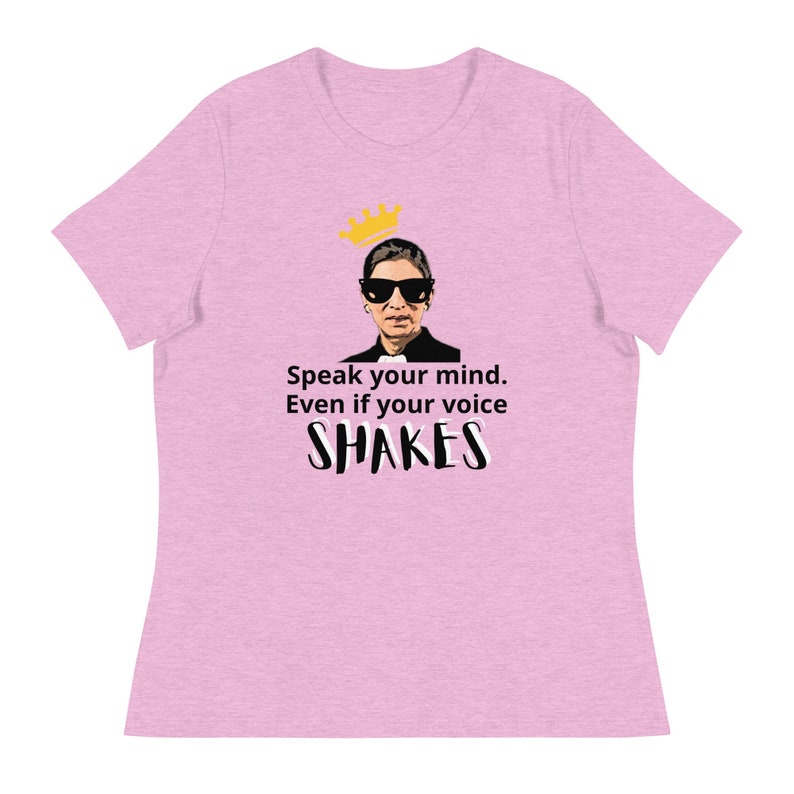 RBG Speak Up Women's Relaxed T-Shirt image 1