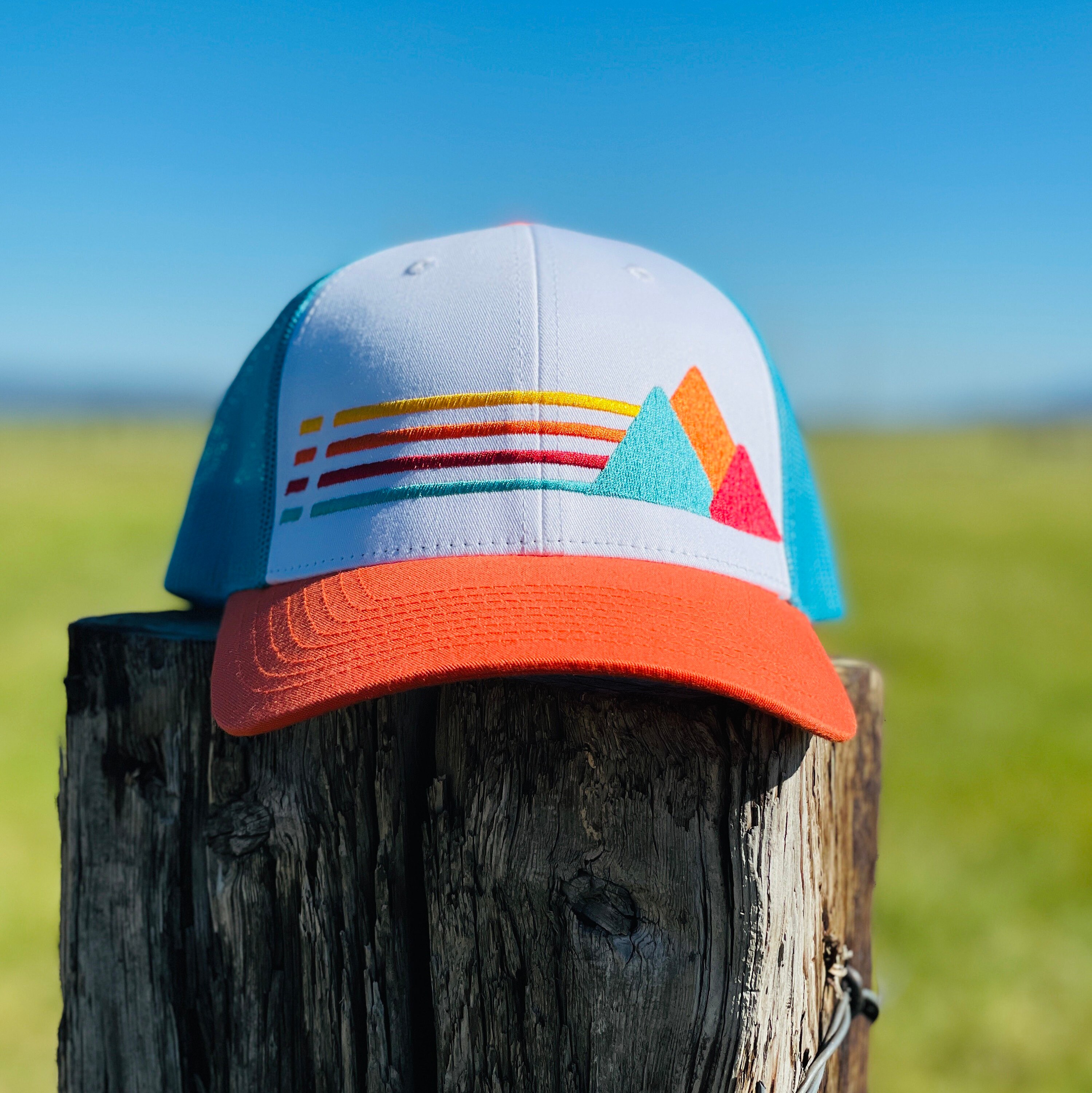 Low Profile Trucker Cap — Mountain Weekend