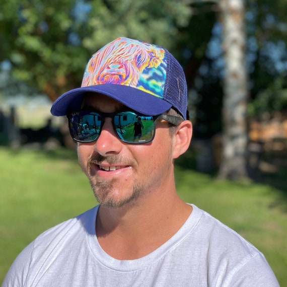 Highland Cow Trucker Hat High Quality 
