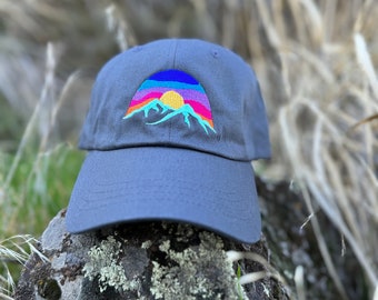 Mountain Embroidered Dad Hat