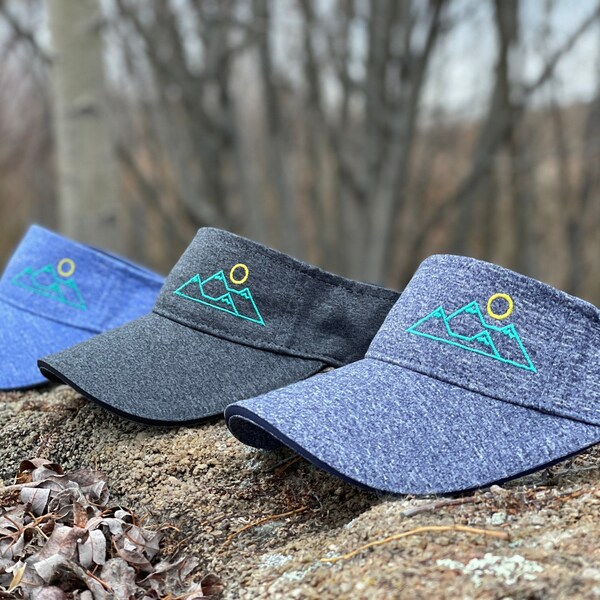 Embroidered Visor Etsy